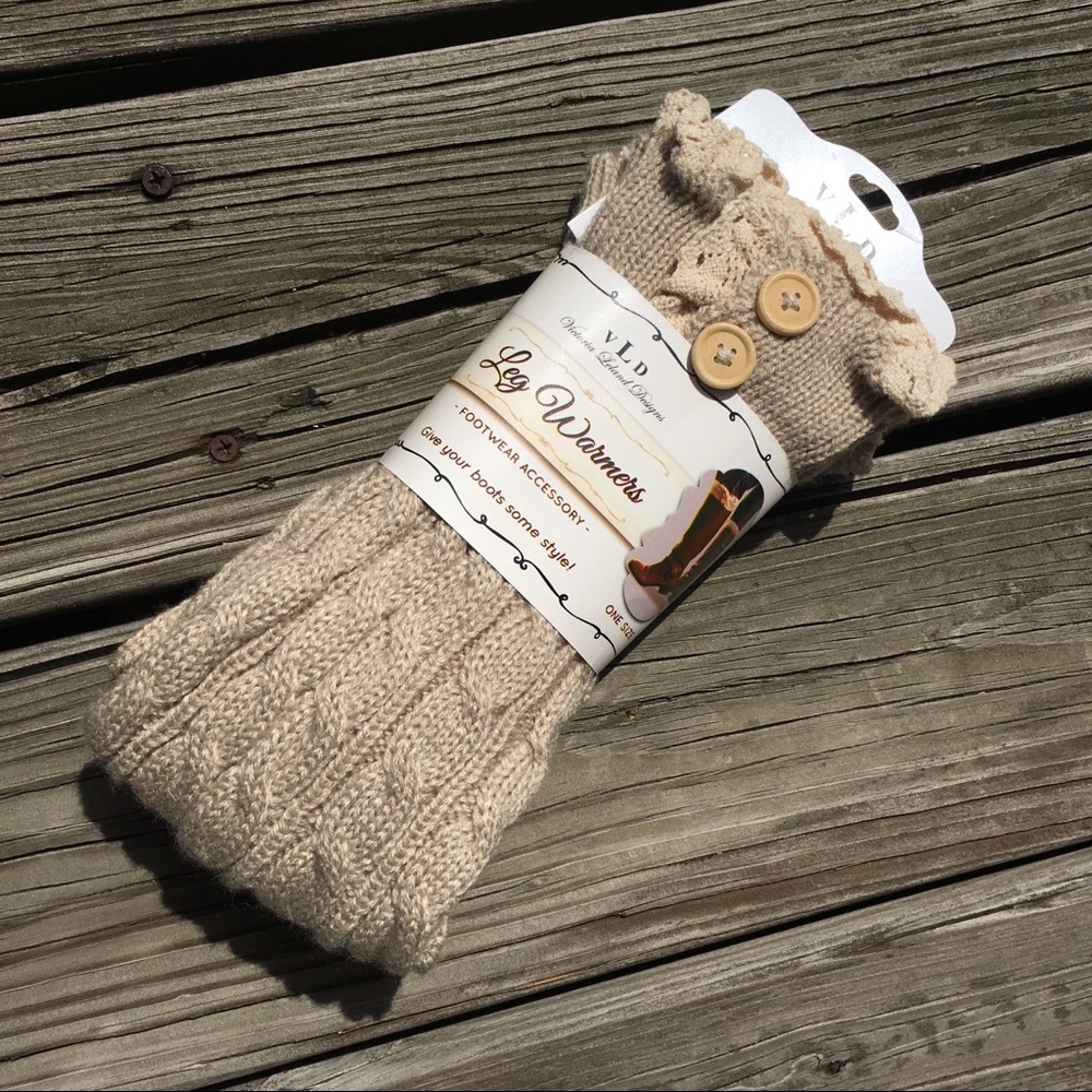 Beige Leg Warmers